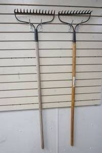 lot 324 image: 2 garden rakes