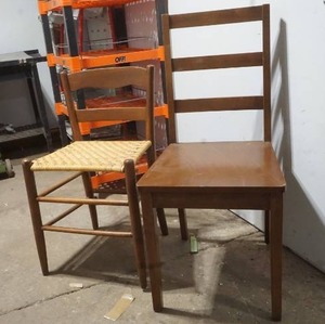 lot 371 image: 2 table chairs