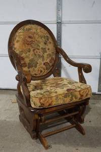 lot 380 image: Gliding Rocker Chair