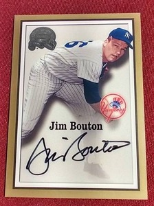 2000 Fleer Greats of the Game Jim Bouton Autograph Card