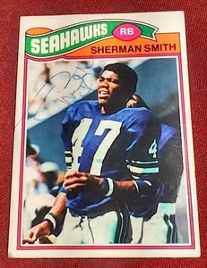 Autographed 1977 Sherman Smith Card