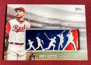 Beautiful Joey Votto Commemorative Patch Card
