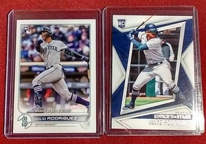 (2) Julio Rodriguez Rookie Cards