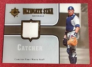 Upper Deck Carlton Fisk Game-Used Jersey Card