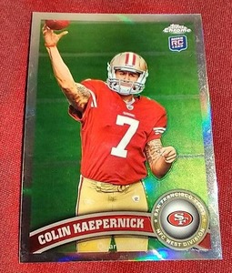 2011 Topps Chrome Refractor Colin Kaepernick Rookie Card