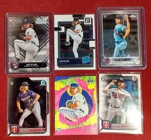 (6) Joe Ryan Rookie Cards