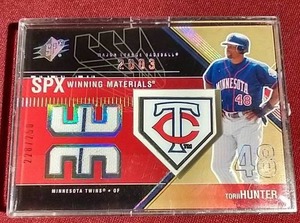 Beautiful Torii Hunter Game-Used Jersey Card - #d250