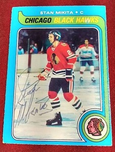 Autographed Stan Mikita Card