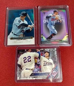 (3) Numbered Minnesota Twins Star Cards
