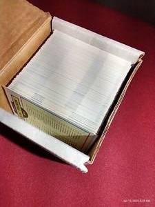 Box of 1990 Fleer Basketball Cards