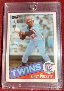 1985 Topps Kirby Puckett Rookie Card - Nice