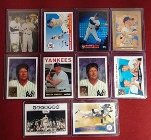 (10) Mickey Mantle Insert Cards