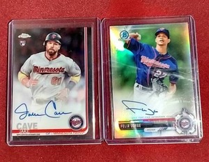 (2) Autographed Minnesota Twins RookieProspect Cards