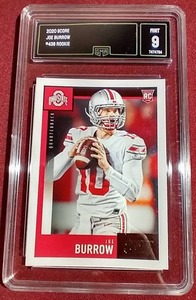 2020 Score Joe Burrow Rookie Card - GSA 9