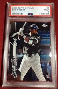 2020 Topps Chrome Luis Robert Rookie Card - PSA 9