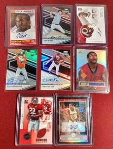 (8) Autograph & Relic Cards - Mixed Sports