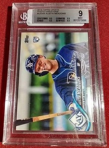 2018 Topps Austin Meadows Photo Variation Rookie Card - BGS 9