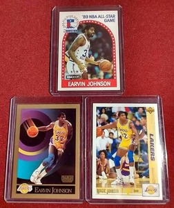 (3) Magic Johnson Cards