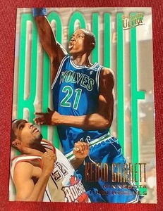 1995-96 Fleer Ultra Kevin Garnett Rookie Card