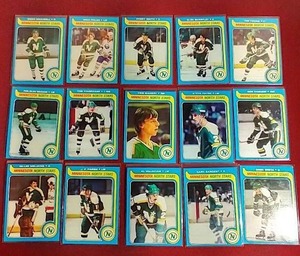 (15) 1979-80 Minnesota North Stars Cards