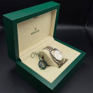 lot 17B image: Rolex Datejust 36mm Model 126233 - Silver Jubilee Diamond Elegance in Yellow Gold & Steel - Complete Set with Box and Hang Tag $15,500 - $16,500 Retail