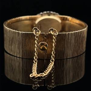 lot 53 image: Stunning Mid-Century Modern Geneva Watch with 1 Carat of Diamonds in 14k Solid Gold - 38.1 Grams $5,200 Retail VIDEO
