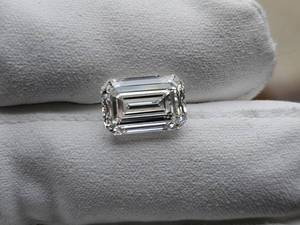 lot 1A image: 8.02 Carat Diamond Loose, Emerald Cut VS1  G with IGI Certification $23,490 Retail VIDEO