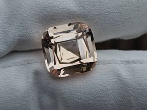 lot 20I image: 17.87 Carat Natural Pinkish Peach Morganite Gemstone Loose $1600 - $5361 Retail Estimate VIDEO
