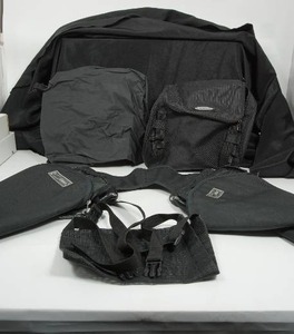 lot 143 image: Ski-Doo Snowmobile Saddle Pouch, Travel Bags Etc...