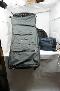 lot 145 image: Eddie Bauer Garment Bag, American Tourist Luggage Carry-On Bag Etc...