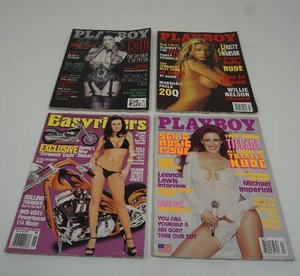 lot 156 image: Collectible Adult Magazines Including But Not Limited To Playboy, Housewives, Easy Riders, Natural Beauties, College Girls, Playmate Review, Biker, Lingerie, Exotic Beauties, Wet & Wild, Penthouse, Vixens, Sexy Too Etc...
