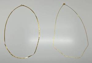 lot 14 image: 2 18 14KT Necklaces (2.42 Grams)