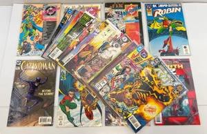 lot 38 image: Misc. Loose Comics Including Robin & More (In Plastic Bag)