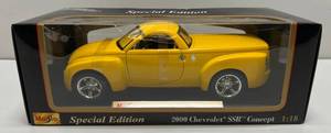 lot 94 image: Maisto 118 Scale Special Edition Die-Cast  Chevrolet SSR Concept  (NIB)