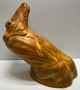 lot 122 image: Vintage Foam Deer Head Form With Glass Eyes