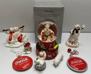 lot 214 image: Misc. Coca-Cola Collectible Figures