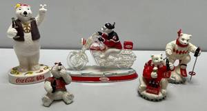 lot 215 image: Misc. Coca-Cola Collectible Figures