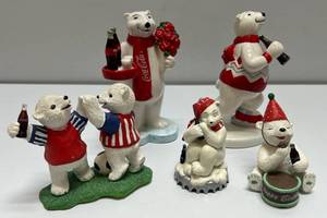 lot 217 image: Misc. Coca-Cola Collectible Figures