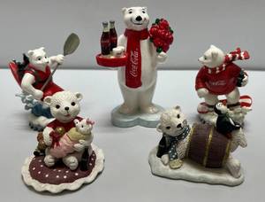 lot 221 image: Misc. Coca-Cola Collectible Figures