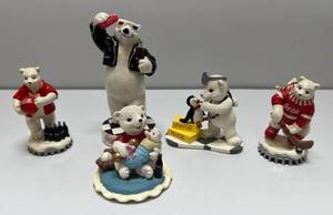 lot 222 image: Misc. Coca-Cola Collectible Figures
