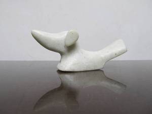 lot 91 image: Hand Carved Native American Carved Bird Stone 