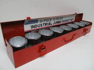 lot 93 image: MASSIVE Unused Pittsburgh Industrial Jumbo 34 Drive Socket Set