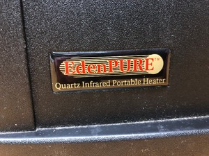 lot 165 image: Like-New Working EDENPURE Quartz Infrared Portable Heater