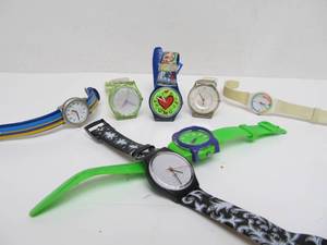 lot 131 image: Lot of Vintage 90s SWATCH Swiss Watches