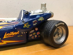 lot 192 image: Vintage Lionstone Whiskey Race Car Decanter
