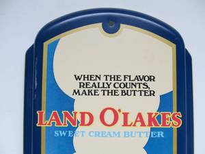 lot 268 image: Vintage Metal LAND O LAKES Advertising Thermometer