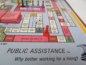 lot 269 image: Vintage PUBLIC ASSISTANCE Board Game