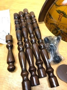 lot 225 image: Brand New Complete Floor Standing World Globe Bar