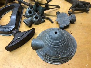 lot 243 image: LARGE Collection of Old Vintage Copper etc Sprinklers