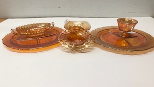 lot 244 image: Nice Group of Vintage Carnival Glass 